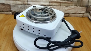 Kompor Listrik Mini 1 Tungku Portable Coil Hot Plate 500W WY-03B
