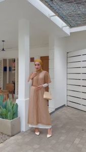 EL ZAHRANA Raya Outer Wanita Model Panjang untuk Pesta Kondangan Cardigan Brukat Korea Premium