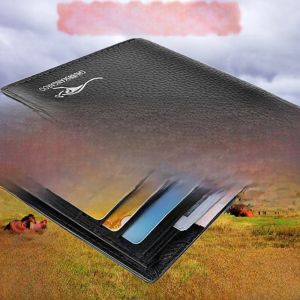 กระเป๋าสตางค์หนังแท้ บริการจัดการสุขภาพ เฉพาะใส่บัตรใบขับขี่หนังวัวชั้นแรก