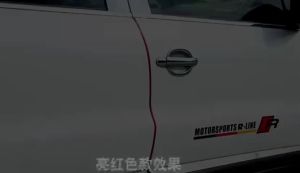 5 Meter Lis Pintu Mobil Karet Pelindung Universal Peredam Suara Anti Gores Hitam