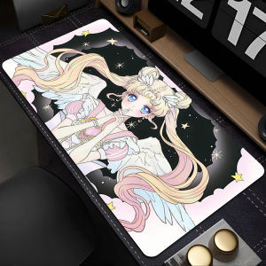 Bandai | Computer Mouse Pad S-Sailor Moons kawaii Mouse Pads Large Gaming Mousepad Rubber Carpet Extended Gamer Desk mat Keyboard Mouse