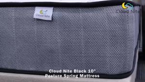 CLOUD NITE BLACK 10/11 /12 Posture Spring Mattress (10 Years Warranty)