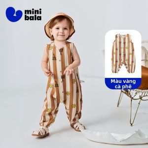 MINI BALA | Bodysuit Bé Sơ Sinh Thoáng Khí Từ Bông Tre Mùa Hè