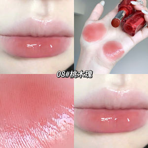ลิปสติก Gege Bear Mirror Light Glass Lip Sweet เด็กผู้หญิง Pure Desire White Lipstick ลิปสติกเนื้อแมทต์สีสันสดใส 3.8 กรัม