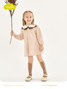 Moimoln Princess Dress Baby Girl Spring Fashionable Cotton Dress Childrens Clothing Moimoln Sweet Style A-Line Skirt