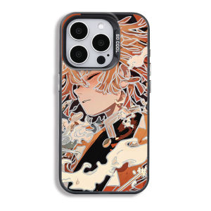 เคสโทรศัพท์มือถือดูดซับแม่เหล็ก Anime ด้านล่างนุ่ม ดีไซน์เรียบง่าย ปกป้อง Apple iPhone 15/14/13 พร้อมการชาร์จไร้สาย