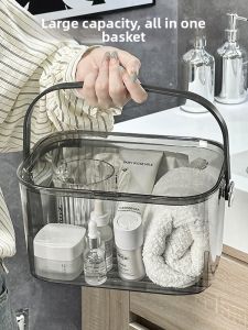 Handheld Water Draining Bathroom Storage Basket