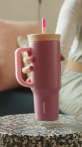 【100%Authentic】 Owala Tumbler 40oz Insulated Stainless Steel Water Bottle with Straw & Handle Leakproof BPA-Free