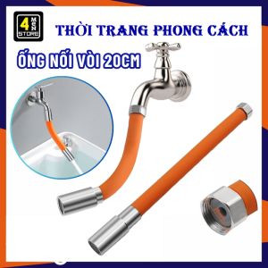 Ống Nối Vòi Nước Tăng Áp 20Cm - Đầu Vòi Xịt Nước Nối Dài Uốn Cong 720 Độ Linh Hoạt - Vòi Hồ  Vòi Nước Rửa Chén Bát