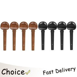 SLADE | SLADE 4 Pcs 4/4 Violin Tuning Pegs Ebony Rosewood Tuning Pegs Secure Strings Adjust Strings Tension Violin Professional Parts