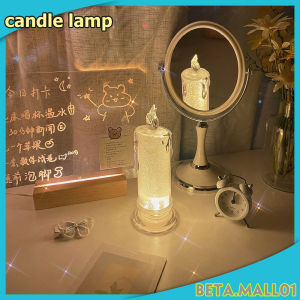 โคมไฟ A2219 ดิจิทัล เทียน LED, ไฟตกแต่ง เชิงเทียน, เปลวไฟ, โคมไฟ เทียนปลอม, คมไฟตั้งโต๊ะ, เทียนไฟฟ้า