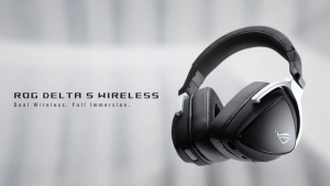 ASUS ROG Delta S Wireless Gaming Headset (AI Beamforming Mic 7.1 Surround Sound 50mm Drivers Lightweight Low-Latency 2.4GHz Bluetooth USB-C for PC Mac PS4 PS5 Switch Mobile Device)-Black