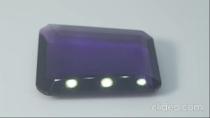 Natural Uruguay Purple Amethyst 32.0 Cts. Cushion Cut Eye Clean Grade Loose Gemstone