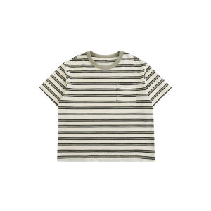 Comfortable Striped Breathable T-shirt for Boys