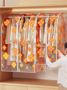 Transparent Hanging Dustproof Clothes Cover Home Use Coat Storage Bag Wardrobe Organizer Large Size Clothing Dust Bag
