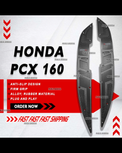 Honda Pcx 160 Black Footboard Matting  Anti-Slip Design Rubber MattingHonda PCX 160