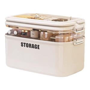 ZHIFAN | Cosmetic Storage Box Transparent Organizer for Desk and Makeup Table