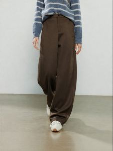 Toyouth | Thick Warm Vintage Straight Trousers Flannel Fleece Lined