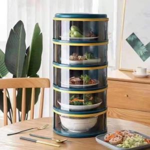 High Quality 5 Layer Household Multi-layer Food Storage Box Food Keeper Anti-flies Insulation