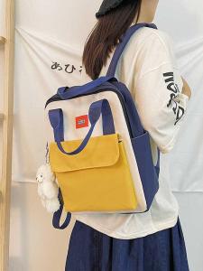 Lightweight Portable Student Backpack Childrens Shoulder Bag Tutoring Assignment Backpack Travel Bag for Primary School