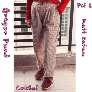 GF Celana Wanita Gregor Pant Coklat Realpict