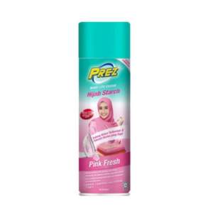 PREZ Fabric Starch Ironing 500ml - 3 Scents - Seterika Tudung Dan Baju - Morning Fresh / Citrus Fresh / Pink Fresh