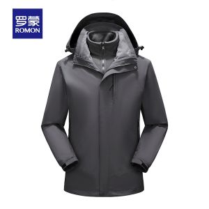 ROMON | Romont Three-in-One Detachable Mens and Womens Spring Autumn Skiing Climbing Jacket Windproof Waterproof Outdoor Coat