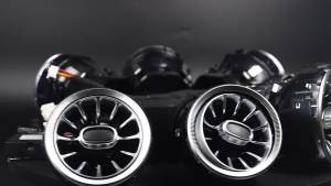 For Mercedes Benz W205 15-21 C-Class GLC X253 15-22 Turbine Nozzle Air Conditioning Ambient Lights Car Retrofit kit App Control