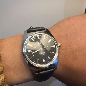Đồng Hồ Đeo Tay Nam Cơ Khí Shanghai 7120 Phong Cách Cổ Điển Dây Da 36mm Đánh Số Ả Rập Chống Nước Dành Cho Người Sưu Tầm