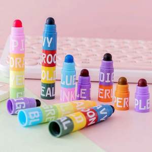 Splicing Solid Jelly Highlighter Pens Fluorescent Colour