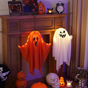 Halloween Ghost Props Childrens Glowing Lantern Party Supplies Scene Decoration Pumpkin Decoration Accessories