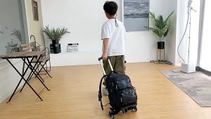 Balo đi học có bánh xe ba lô có 6 bánh xe ba lô leo cầu thang cho trẻ em dành cho cả nam và nữ dùng khi chơi thể thao ngoài trời du lịch