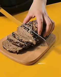 Pisau Kue Gerigi Kasar Gagang Panjang 32CM / Bread Knife/Pisau Roti Stainless Steel / Cake Knife