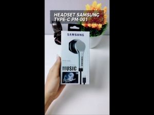 HEADSET SAMSUNG Konektor Type-C PM-001 Handsfree Music Earphone