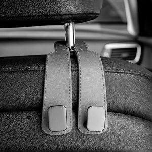 Innovative Hidden Car Seat Back Hooks Vehicle Interior Storage Solutions Universal Rear Seat ABS Material Creative Organizing Tools