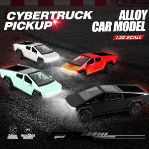 1:32 Alloy Car Model Cybertruck Pickup  Diecasts Metal Toy Off-road Vehicles Car Model Simulation Collection Kids Gifts