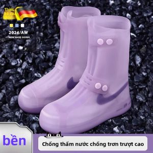 MONLEYTA | Tất đi mưa dày chống thấm nước chống trượt cho nam và nữ Giày đi mưa bằng silicon bền bỉ MONLEYTA X0622150205 Dụng cụ bảo hộ lao động