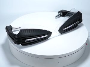 1Pair 22mm 7/8" Motorcycle Universal Handguard LED Turn Signal Handle Protector