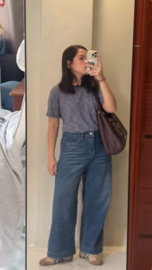 S-7XL Plus Size Crop Jeans for Women Straight Leg Pants Vintage High Waist Wide Leg Trousers for short girl