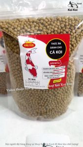 Cám Cá Koi KING FEED 42% Đạm - Thức Ăn Cho Cá Koi Hàng Chuẩn