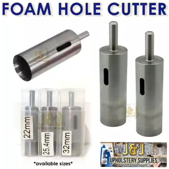 Foam Hole Cutter, Iron Mould Button Tufting Foam Drill Hole Cutter for