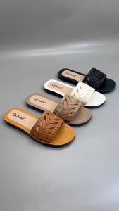 (Size 37-41) 3338-10 IMPORT Sandal Wanita Selop Sandal Jelly Karet Slip On Wanita Sandal Teplek