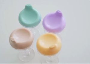Gelas Bayi Minum Air Susu Anti Tumpah / Sedat 2in1 Training Cup Baby Wine Glass Tutupnya Bisa Di Lepas Menjadi Gelas Wine Biasa
