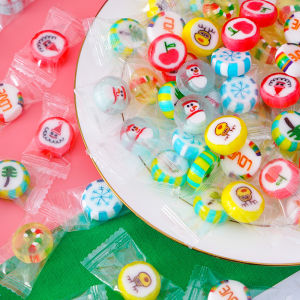 Internet Celebrity Fruit Flavor Sliced Candies Childrens Day Cartoon Candy Cute Creative Wedding Candies for Wedding 500G Holiday Gift