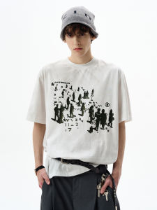 MADWITCH | Retro Vintage Loose Printed T-shirt