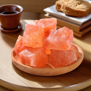 XINGYUE | Purifying Rose Colored Salt Stone Ornament