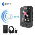 APWIKOGER Máy Nghe Nhạc MP3 Di Động Kẹp Thể Thao Máy Nghe Nhạc Có Âm Thanh HiFi Bluetooth 5.2 Màn Hình 1.8Inch Đài FM Chức Năng Sách Điện Tử Nhẹ Máy Nghe Nhạc Dành Cho Học Sinh Sinh Viên. 