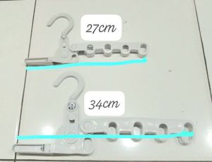 Gantungan Baju 5 Lubang Magic Hanger Horisontal Pengering Baju Multifungsi