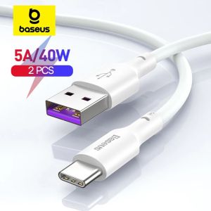 BASEUS | Baseus Fast Charging USB Type C Cable 5A USB C Cable Type C Data Cord for Huawei Charger Cable C For Xiaomi 10 Pro 9
