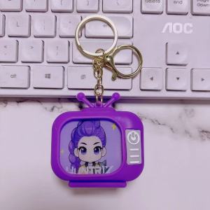 Witch Squad Anime Peripheral K Pop Demon Hunters Keychain Luminous Night Light Decoration Kid Gift Doll Bag Hanging Ornament